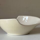 Ceramic empty pocket bowl signed Lude France 1960s