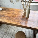 Monastery-style farmhouse table, pine, 210cm