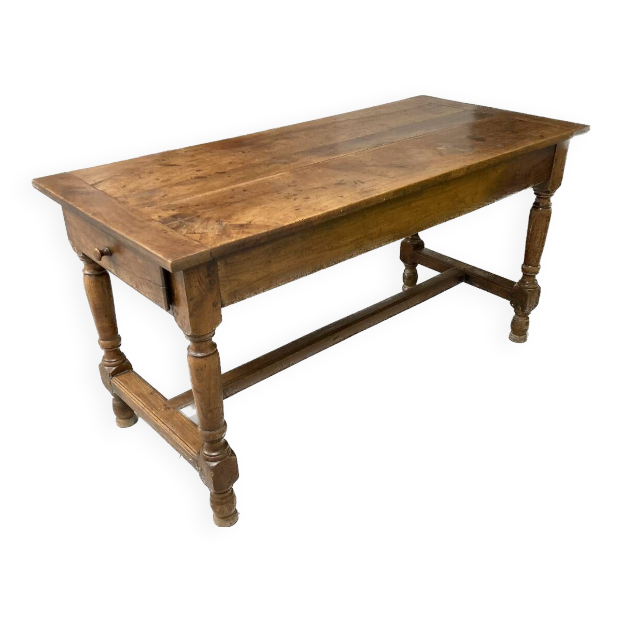 Antique cherry farm table
