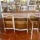 Antique grand buffet in solid oak – Louis XV style – Bleached wood –