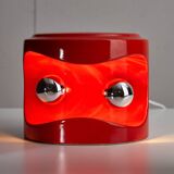 Perdomello 70 Orange Ceramic Table Lamp, 1970s