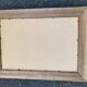 Art Deco beveled mirror in solid wood 77x57cm