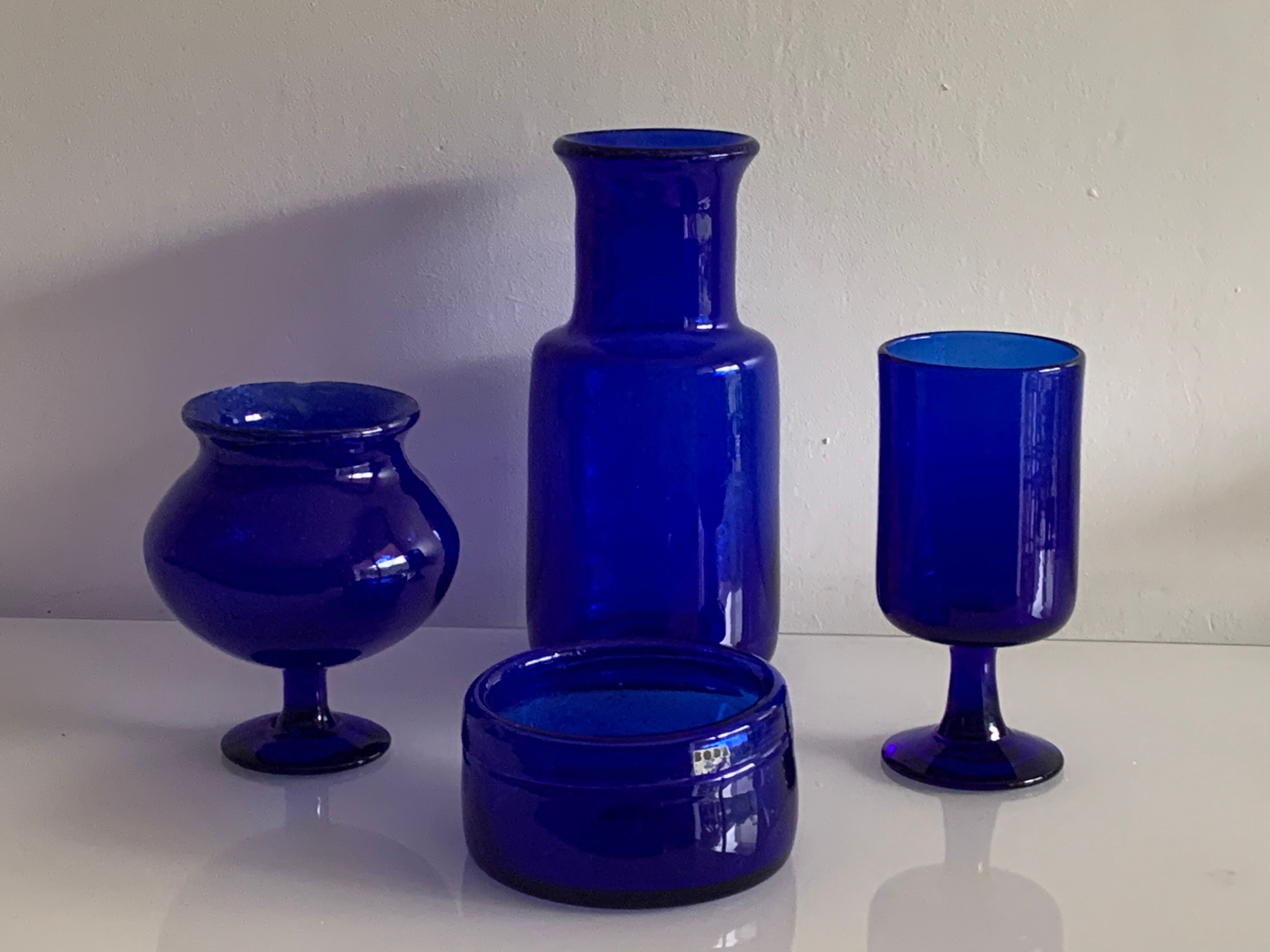 Ensemble de vases scandinaves d’erik hoglund 1960