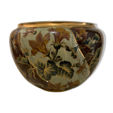 Cache-pot en faïence manufacture Keller & Guerin