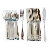 Christofle Dax model, fish cutlery