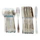 Christofle Dax model, fish cutlery