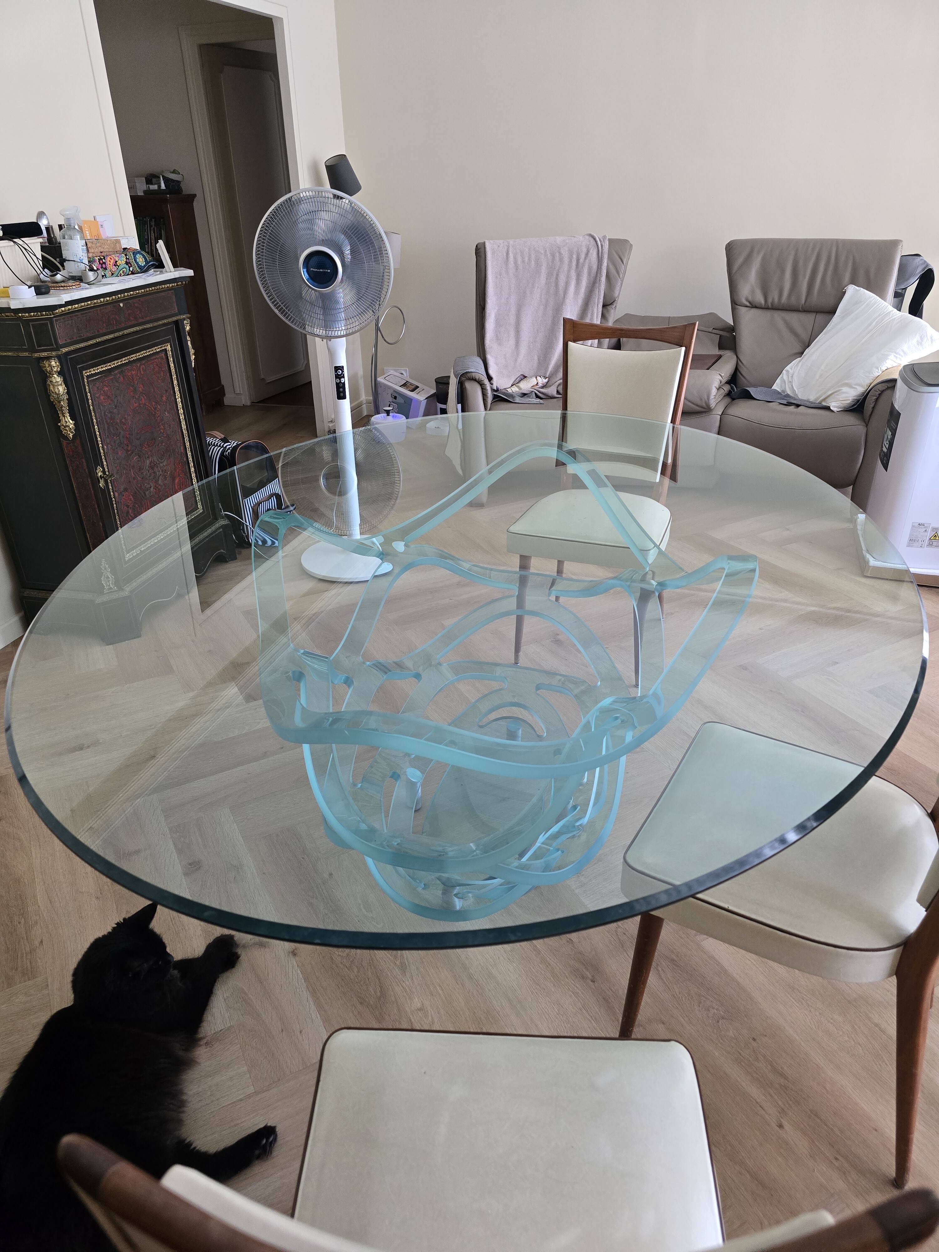 Table de repas Neolitico 72 ovale