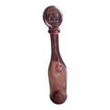 Bouteille verre Biot longue ancienne