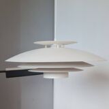 Scandinavian pendant light "Jeka" white 1970
