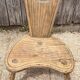 Chaise d’enfant rustique artisanale, tree trunk, esprit wabi-sabi