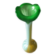Large blown glass vase, artistic glassware from the 1970s.