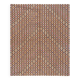 Tapis vintage turc de oushak tissé à la main 202x246cm