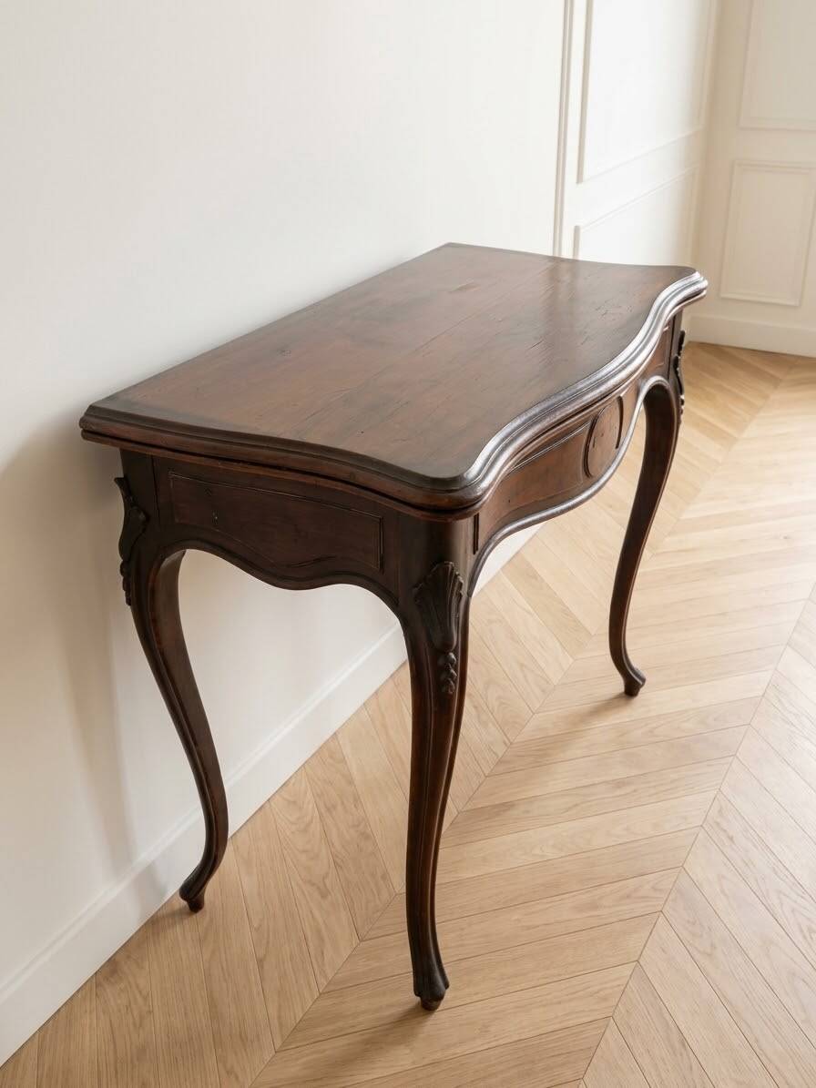 Old Louis XV style wooden console