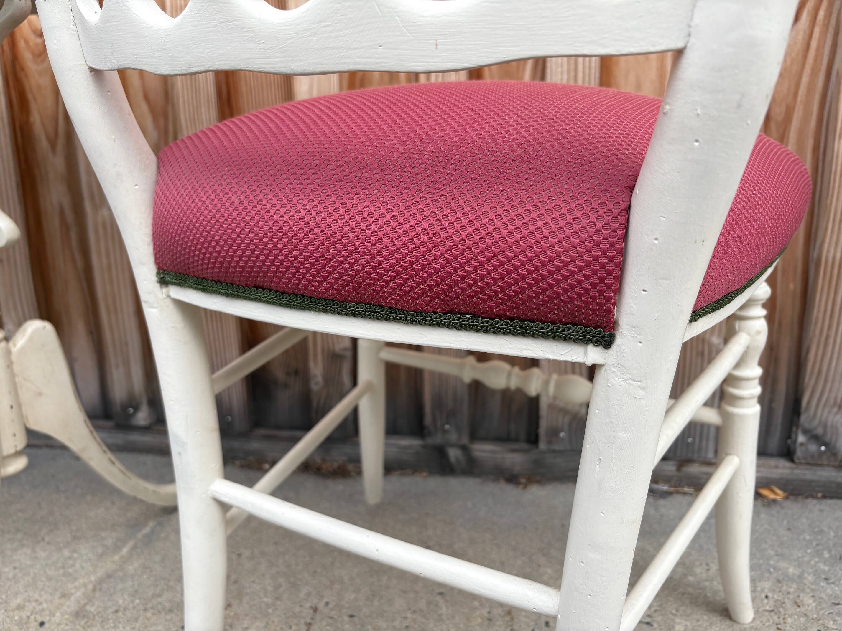 Antique dressing table with Napoleon III style chair