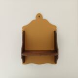 Antique wooden wall shelf