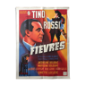 Cinema poster "Fevers" Tino Rossi 60x80cm 1942