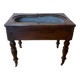 Mahogany bidet Napoleon III with zinc interior