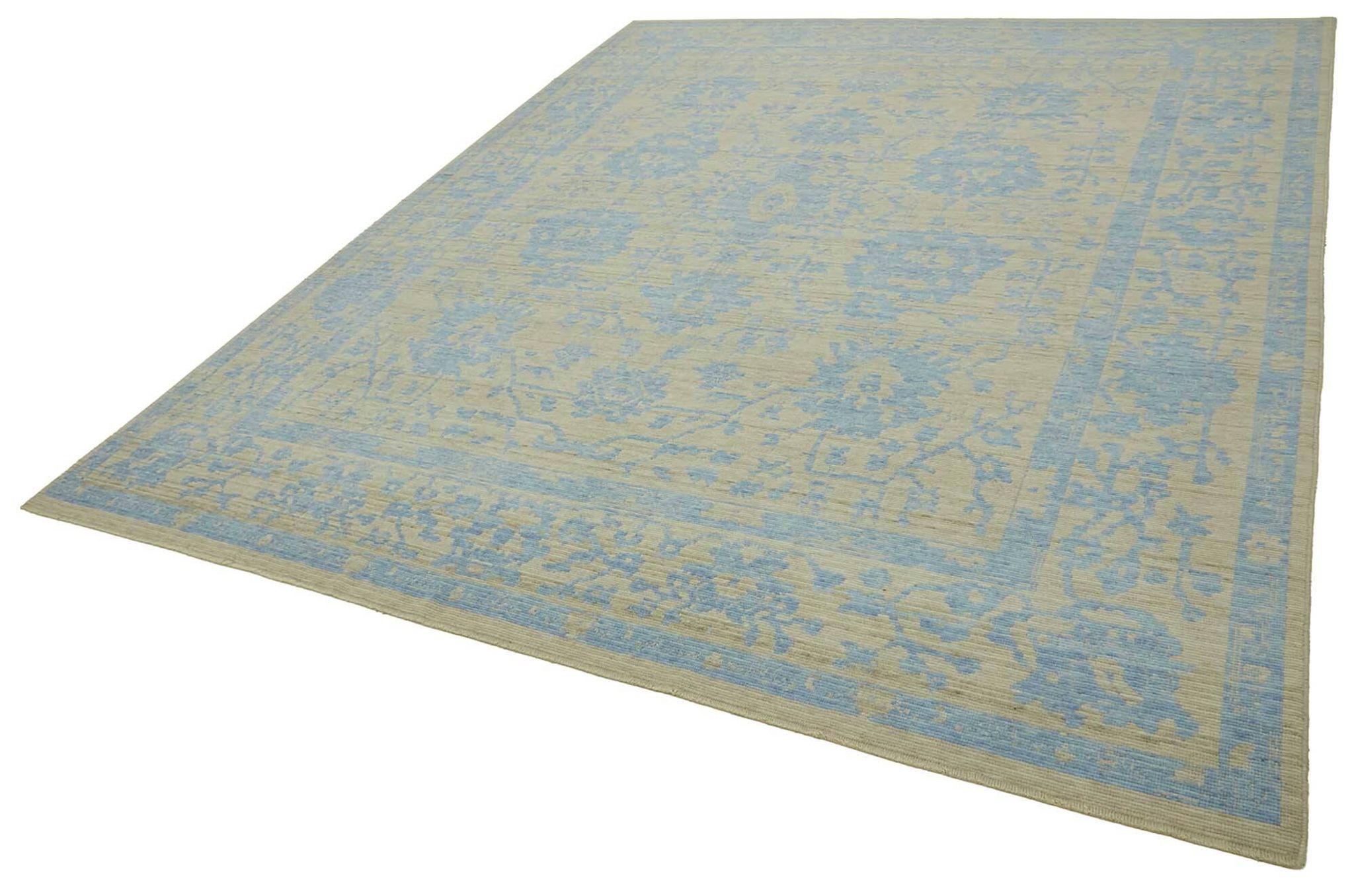 Tapis Oushak turc fait main 304 cm x 387 cm