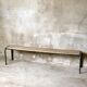 Vintage school bench