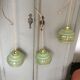 3 vintage pendant lamps