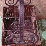 Door wicker bottles