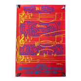 Montreux jazz poster Andy Warhol Basquiat street art 80s design Memphis Haring
