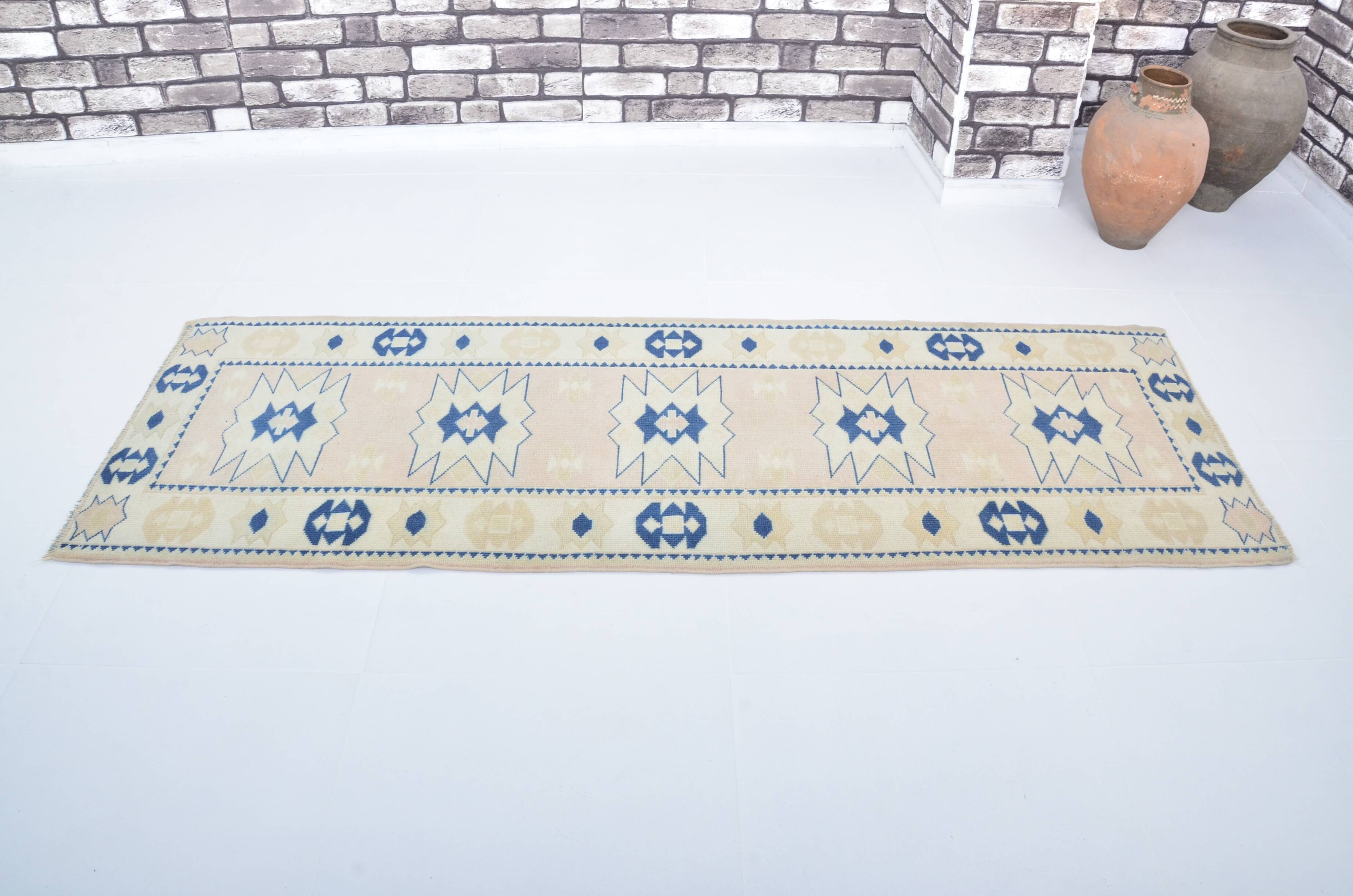 Vintage Anatolian Oushak Runner sku 3316