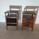 Pair of sofa ends bedside art-deco