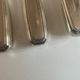 Set of 11 knives Christofle Alfénide Saturn modernist silver metal