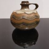 Vintage German ceramic handle vase from the 70s