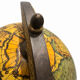 Globe vintage en bois et bronze