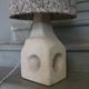 Large sculpted stone lamp, in the style of Albert Tormos, 1970s.