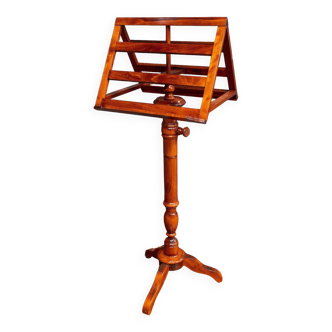 Mahogany lectern on tripod leg XIXe adjustable