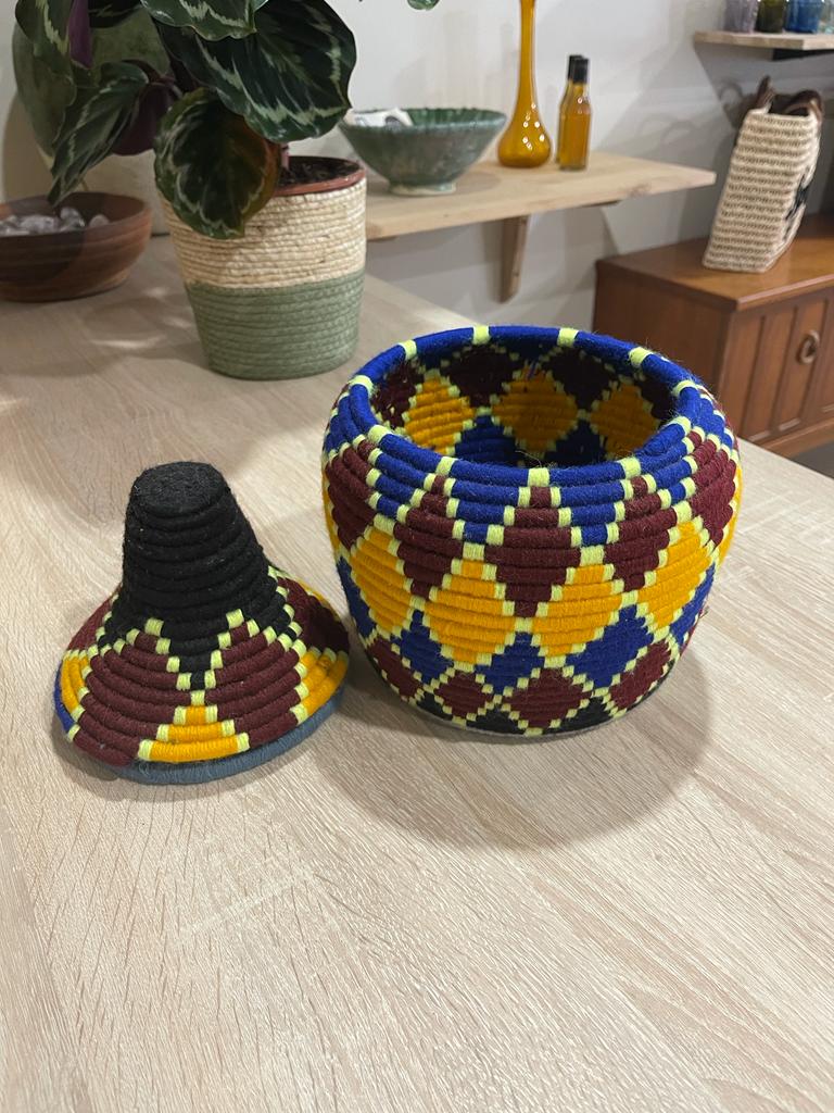 Bohemian Berber basket