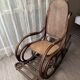 Thonet rattan rocking chair from the 1920s.