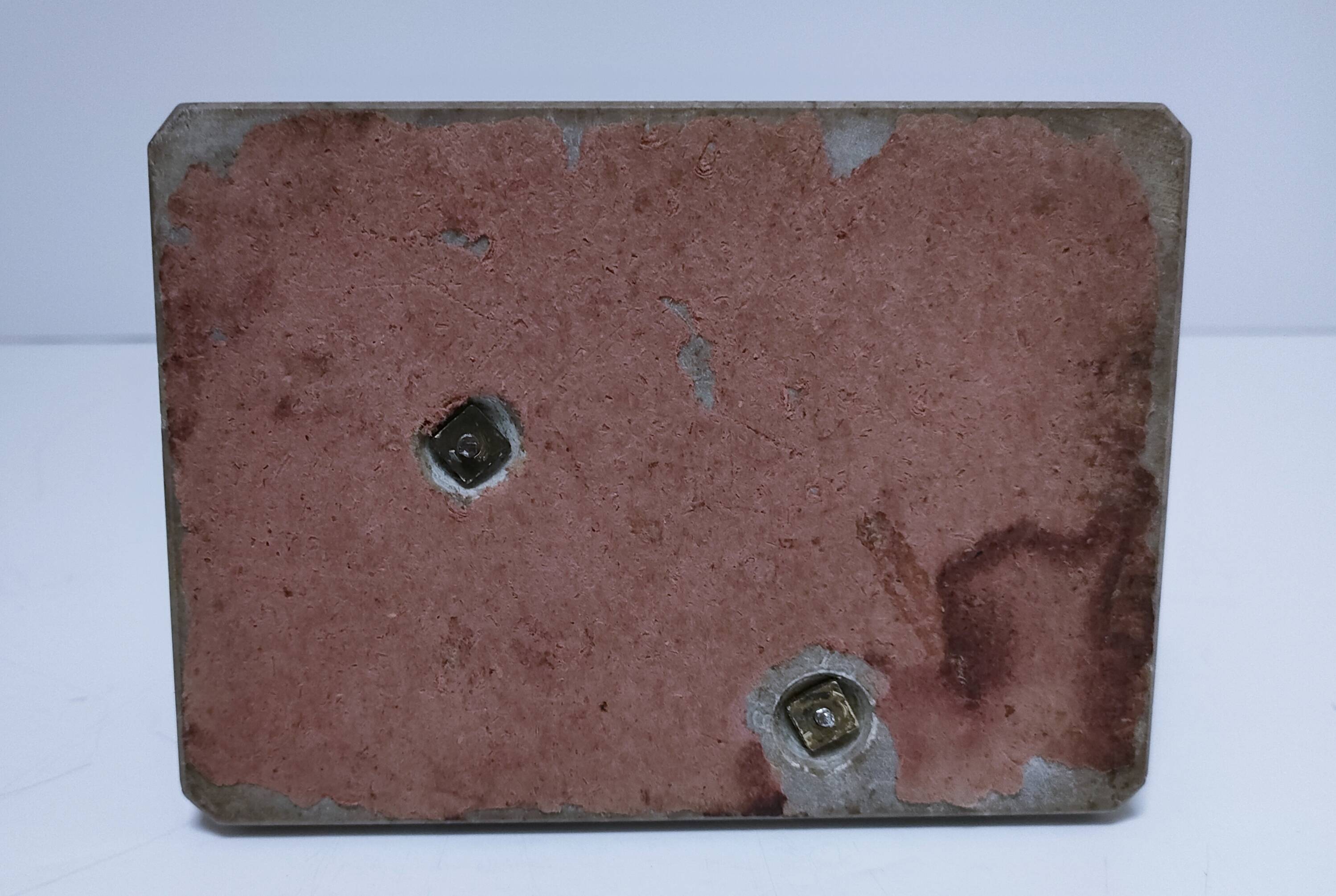 art deco seal lamp marble opaline metal