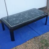 Table basse vintage noire
