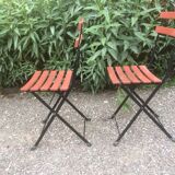 Garden folding chairs