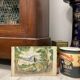 Aquarelle paysage vintage