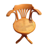 Fauteuil assise cannée