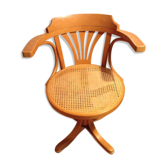 Fauteuil assise cannée