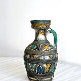 Berrada decorative pitcher made of pewter.