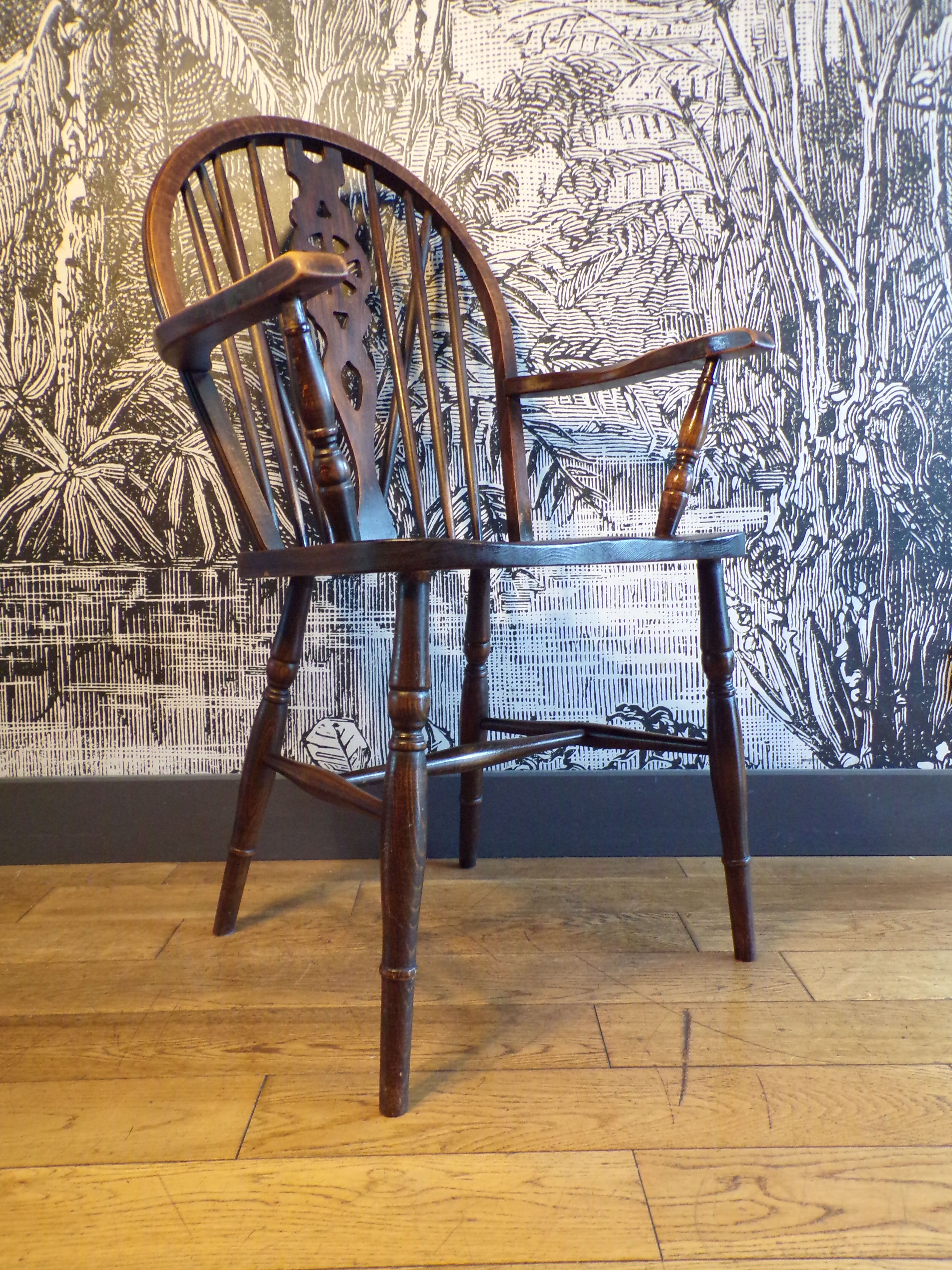Vintage windsor armchair