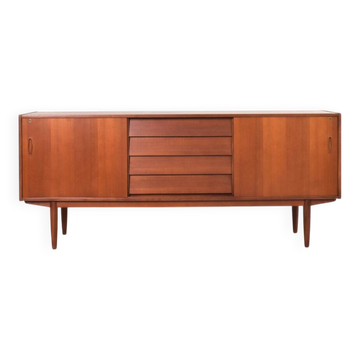 Mid-Century Teak Scandinavian Sideboard by Nils Jonsson for P.S. Heggen