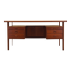 Bureau en teck, design danois, années 1970, designer : Kai Kristiansen