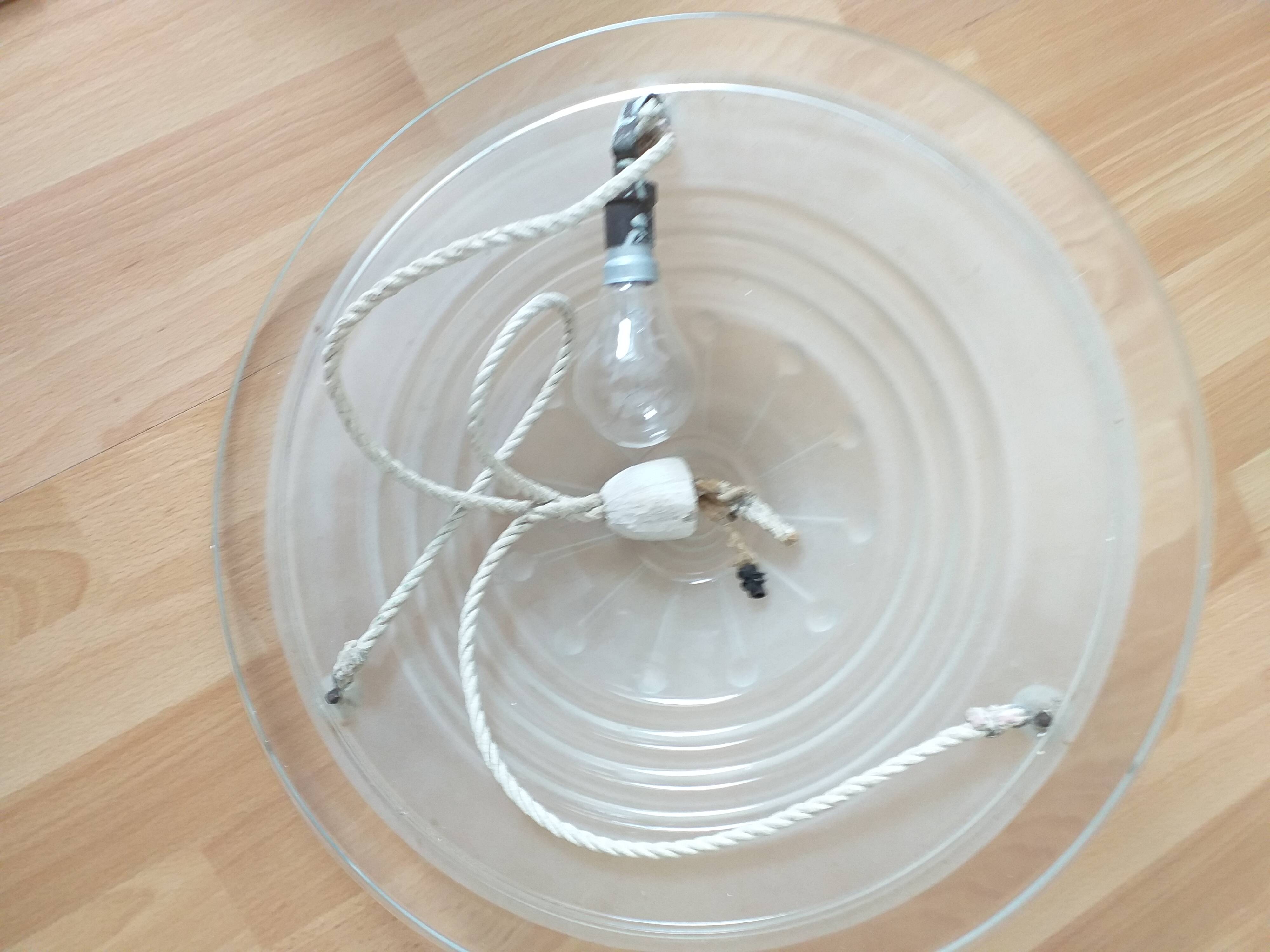 Antique Art Deco basin chandelier
