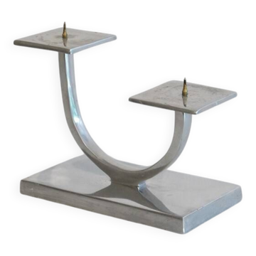 1970 cast aluminum candlestick