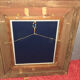 Mirror in gold frame
