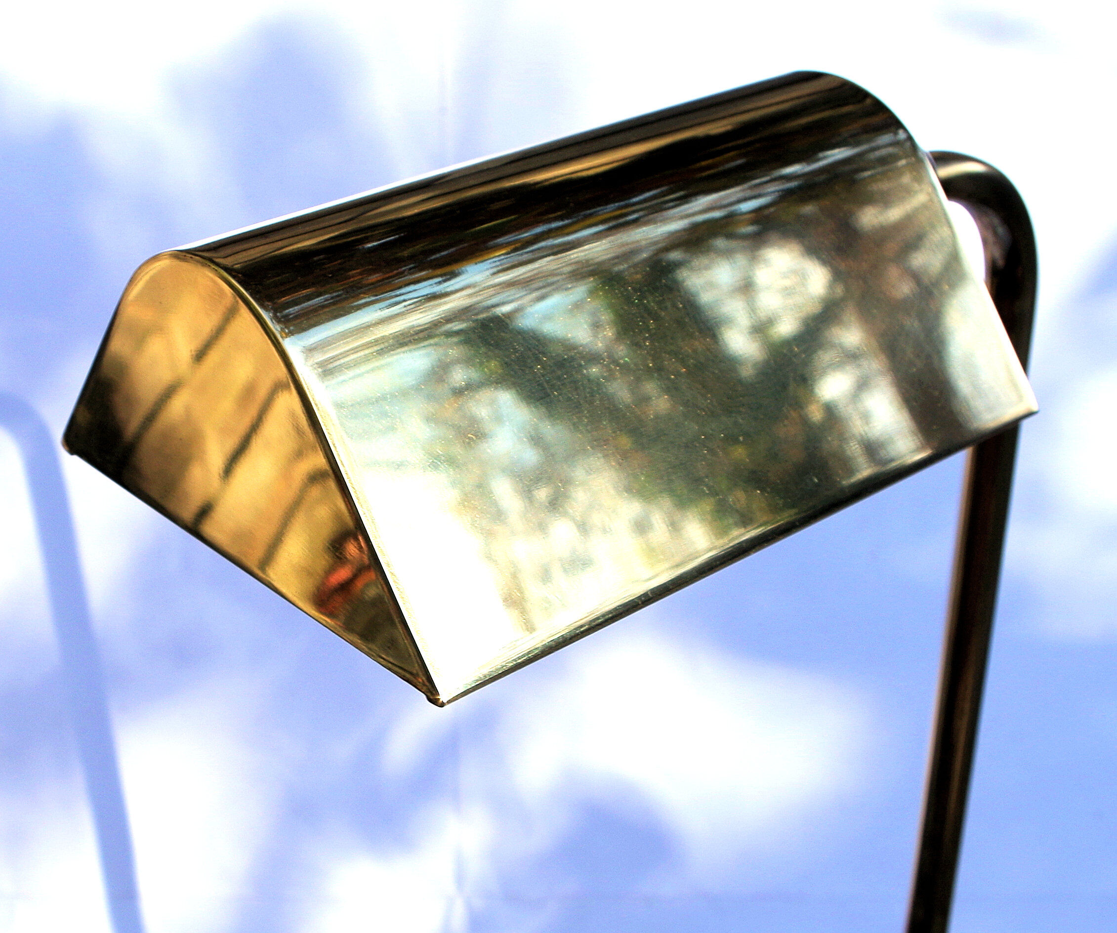 Lampadaire de lecture en laiton