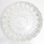 Vintage Mid-Century Crystal Ashtray Bowl, Italy, 1970s